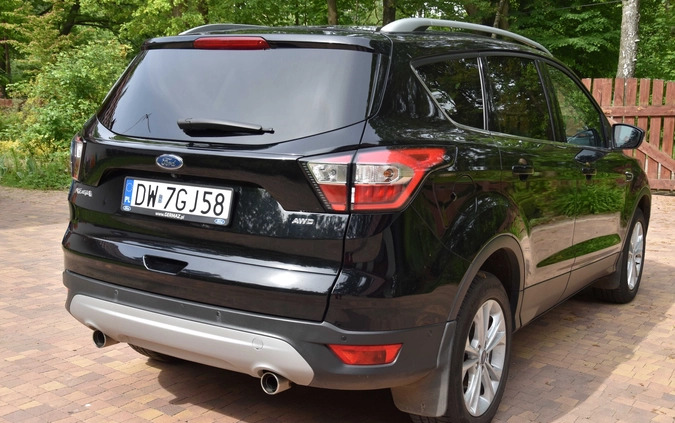 Ford Kuga cena 89500 przebieg: 99500, rok produkcji 2019 z Wrocław małe 497